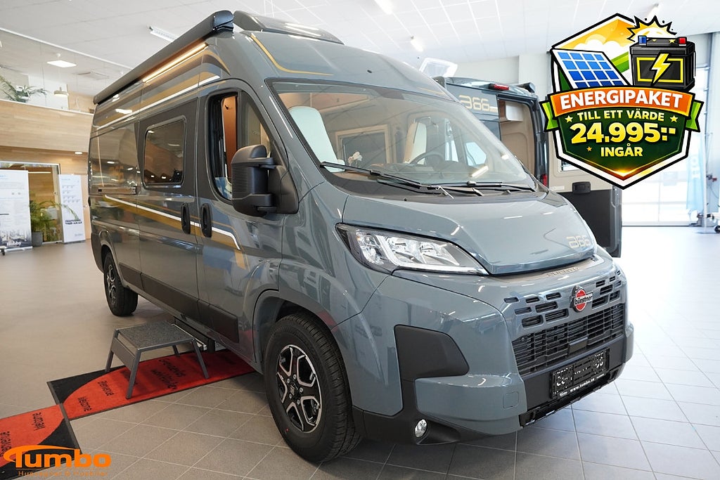 Bürstner B66 Campeo C 600 Chocolate Litiumbatteri Solcell Backkamera