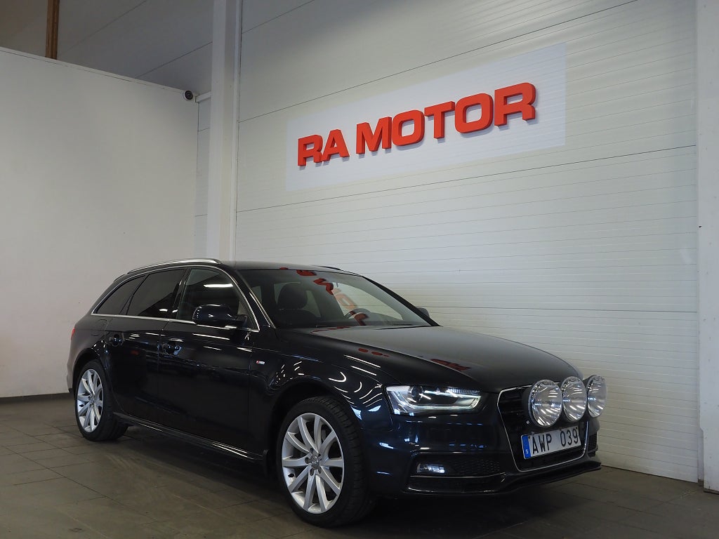 Audi A4 Avant 2.0 TDI Quattro S Tronic S-Line Drag PDC M-Värm 2014