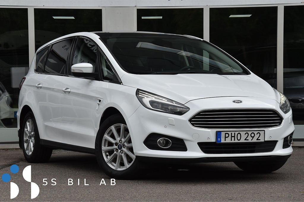 Ford S-Max 2.0 TDCi DRAG 7 SITS ADAPTIV PANO VÄRM KAM 150 HK