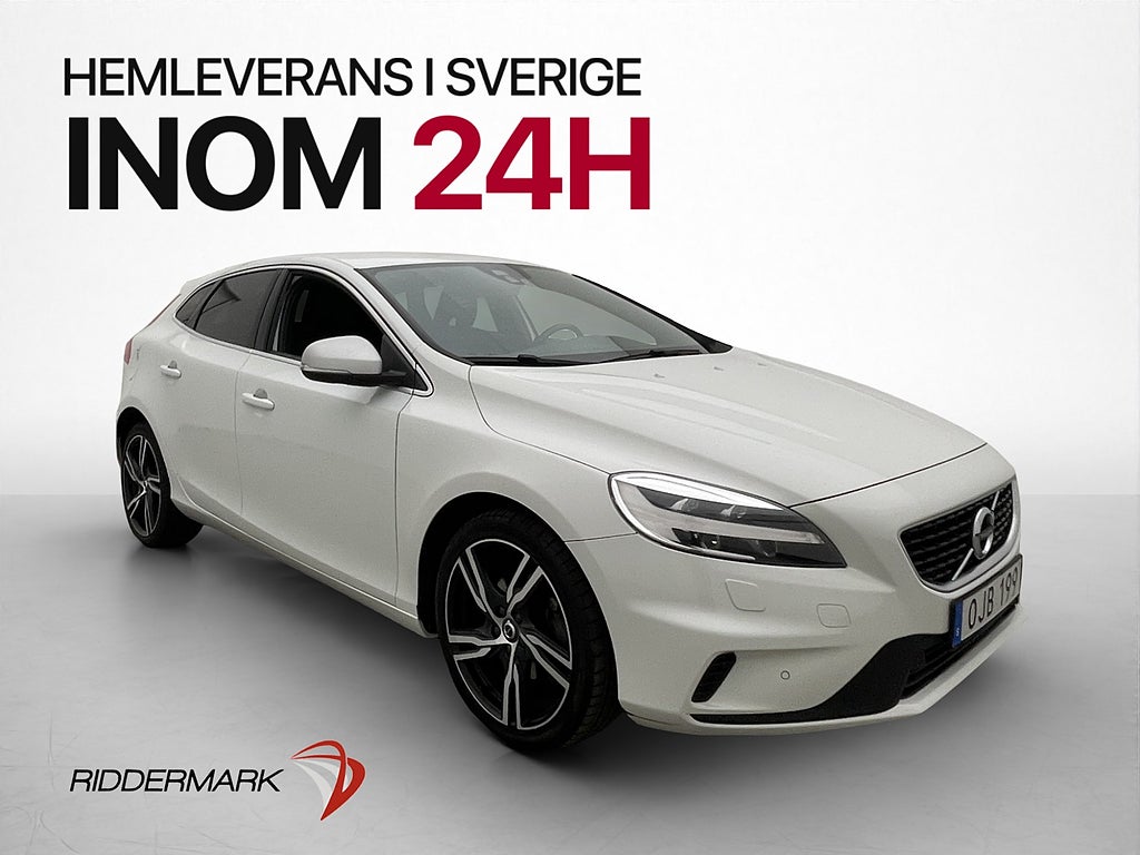 Volvo V40 T3 152hk R-Design Kamera Värmare Skinn VOC