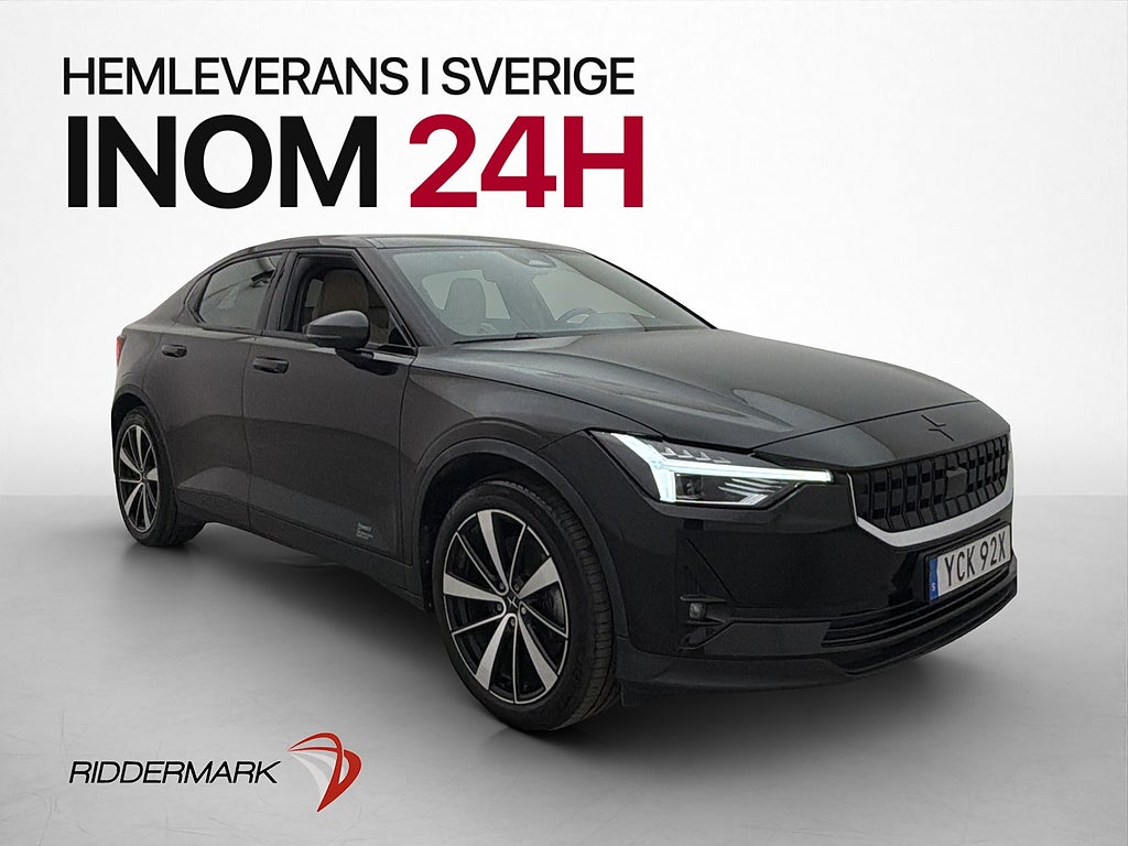 Polestar 2 Long Range DM Plus Pano H/K Nappaläder 360°