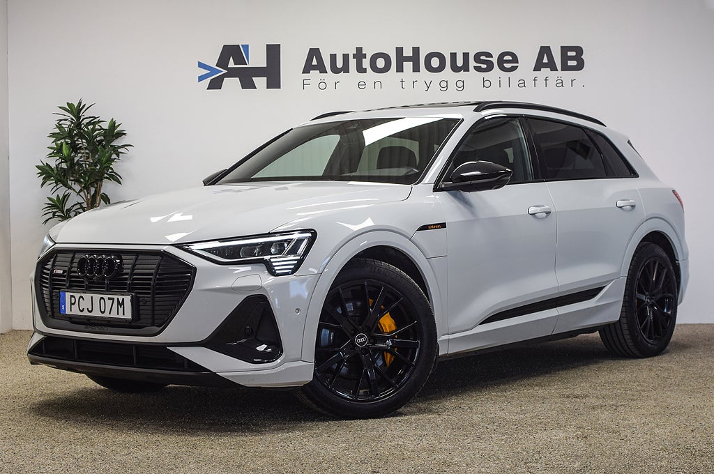 Audi E-Tron 55 quattro S Line Black B&O Pano 360 Drag Matrix
