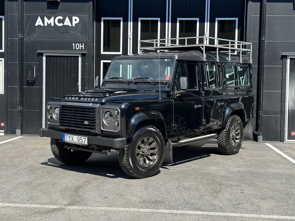 Land Rover Defender 110 SW LXV / Skinn / AC / Sv-Såld / Inbyte / Finans