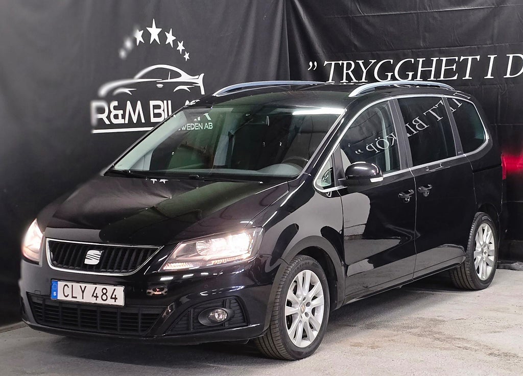 Seat Alhambra 7-sist, 1-ägare, Drag, Kamera, Värmare, Ny Kamrem/Bes!!