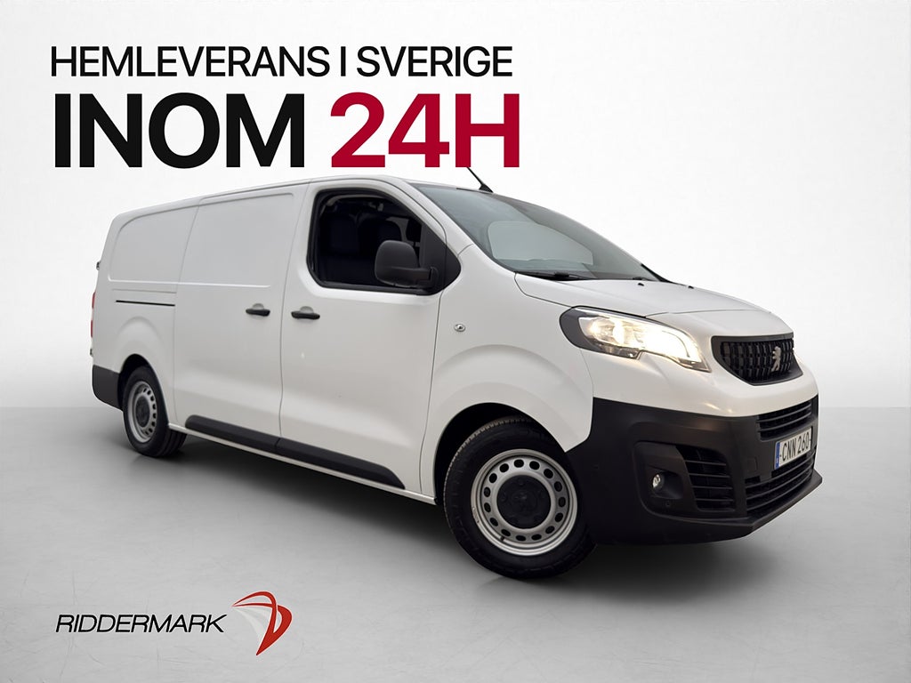 Peugeot e-Expert L3 136hk Drag B-Kamera 3-Sits CARPLAY Moms