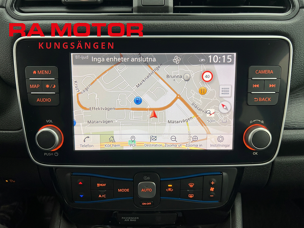 Nissan Leaf 150hk Tekna Bose 360° Nav Värmepump Halvskinn 2020