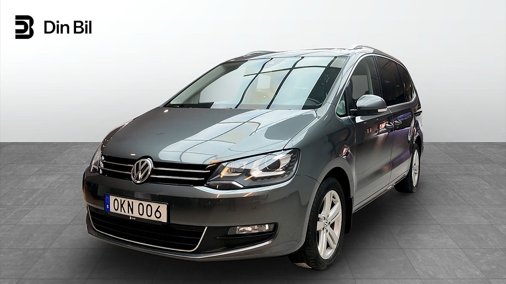 Volkswagen Sharan 2.0 TDI 150HK 7-sits Automat Drag/Pano