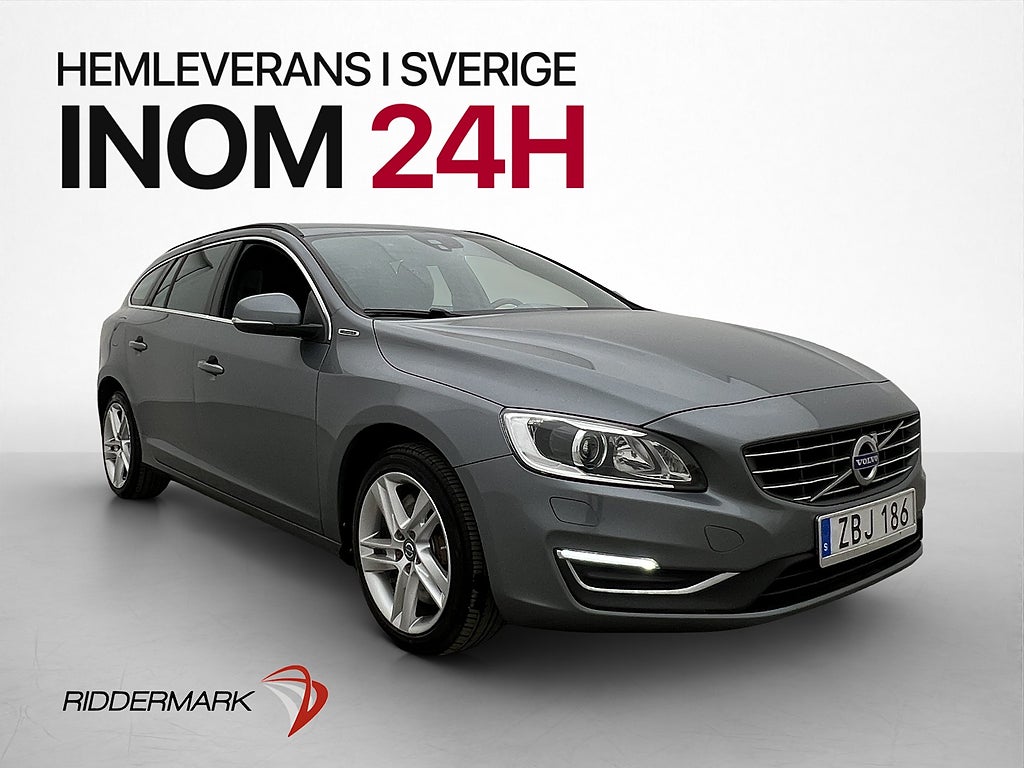 Volvo V60 D5 Plug-in AWD Classic Momentum Värm Sensorer Drag