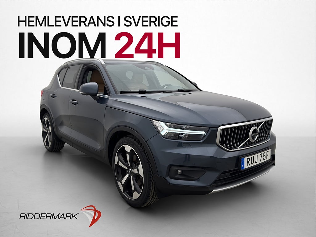 Volvo XC40 T5 AWD Inscription Värm 360° Skinn Elstol Drag
