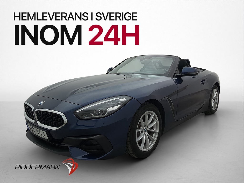 BMW Z4 sDrive20i 197hk Advantage Läder Kamera Navi