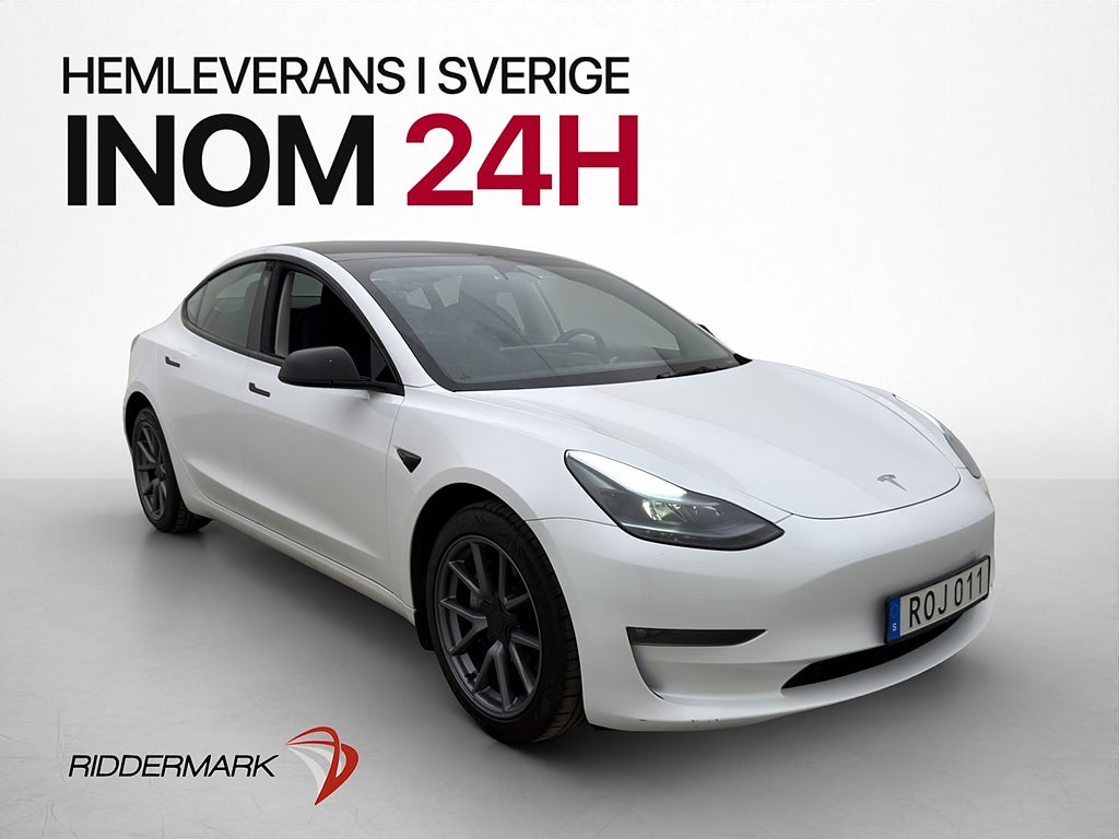 Tesla Model 3 Long Range AWD Pano AP Dragkrok Sv.Såld MOMS