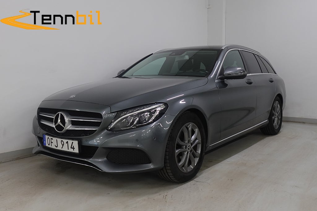 Mercedes-Benz C 200 T d red 7G-Tronic Plus P-Värme Dragkrok Kamera