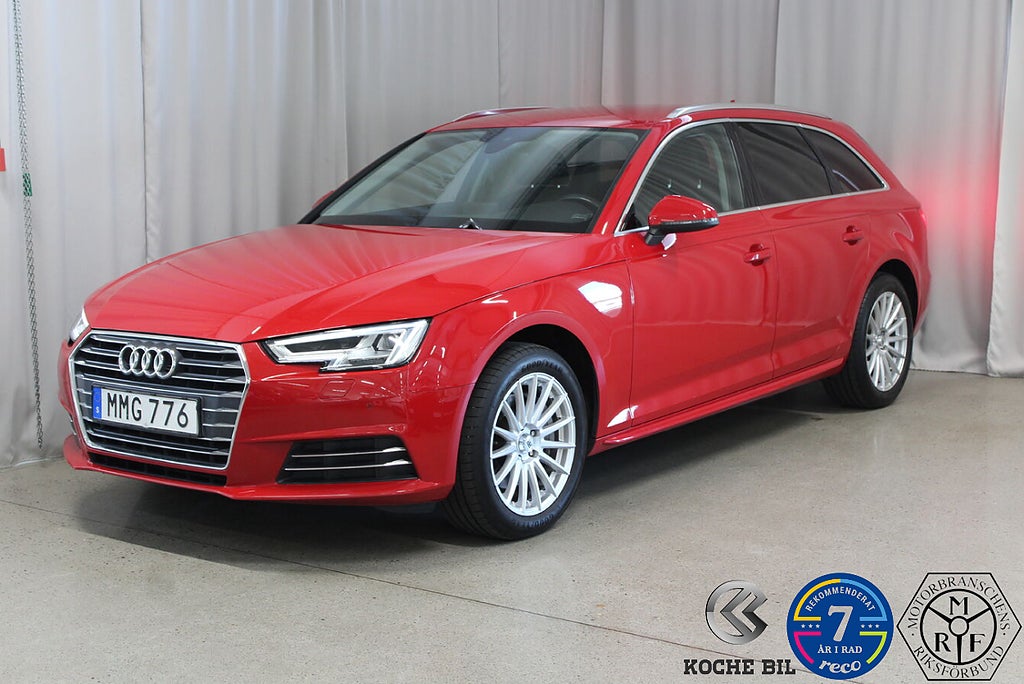 Audi A4 Avant 2.0 TDI 190HK S Tronic Proline, Skinn, B-Kamera