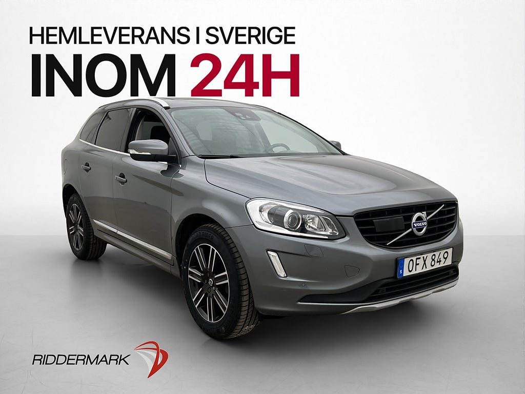 Volvo XC60 D4 AWD Classic Summum Pano Skinn Kamera 190hk