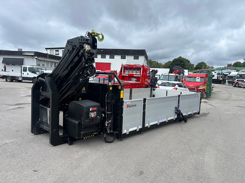 Övriga Kranflak Hiab 232-E5 kran & Schaktlucka