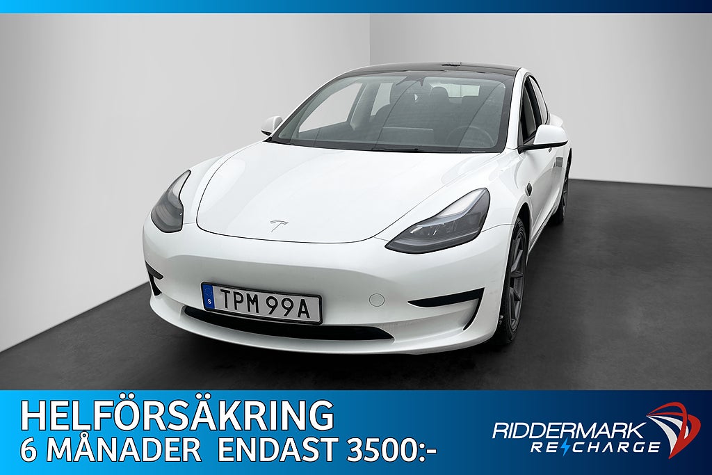 Tesla Model 3 Standard Range Autopilot Svensksåld En-Brukare