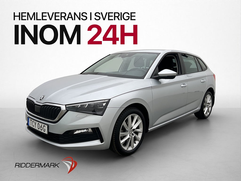 Skoda Scala 1.0 TSI Style Värmare CarPlay Isofix 0.51l/mil