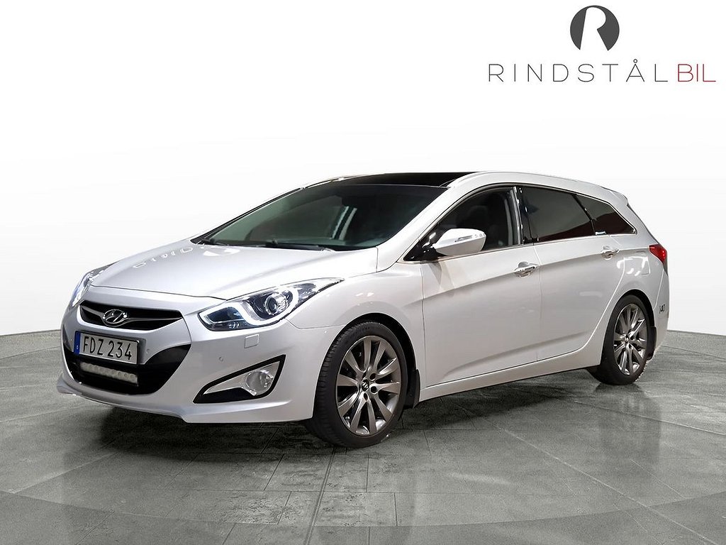 Hyundai i40cw cw 1.7 CRDi 136 HK AUT BUSINESS PANO NAVI SKINN