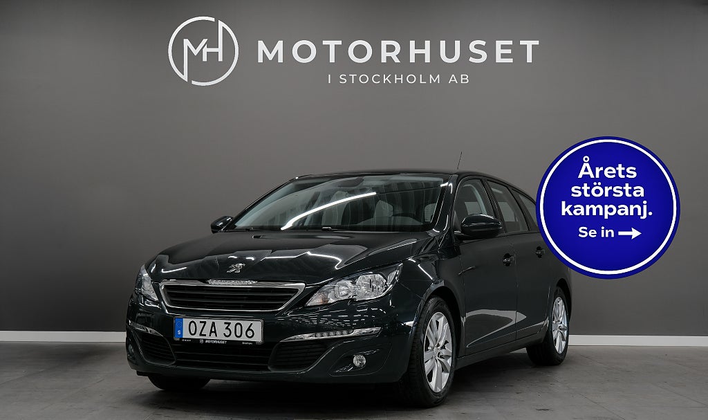 Peugeot 308 SW 1.6 BlueHDi 120 8v Active Euro 6 NyKamrem 2 Ägare
