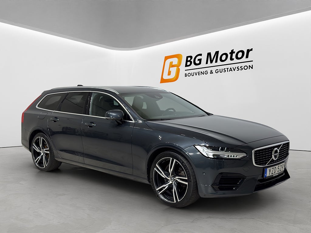 Volvo V90 T8 407HK TwEn AWD Aut R-Design B&W/Drag/Orrefors/HUD