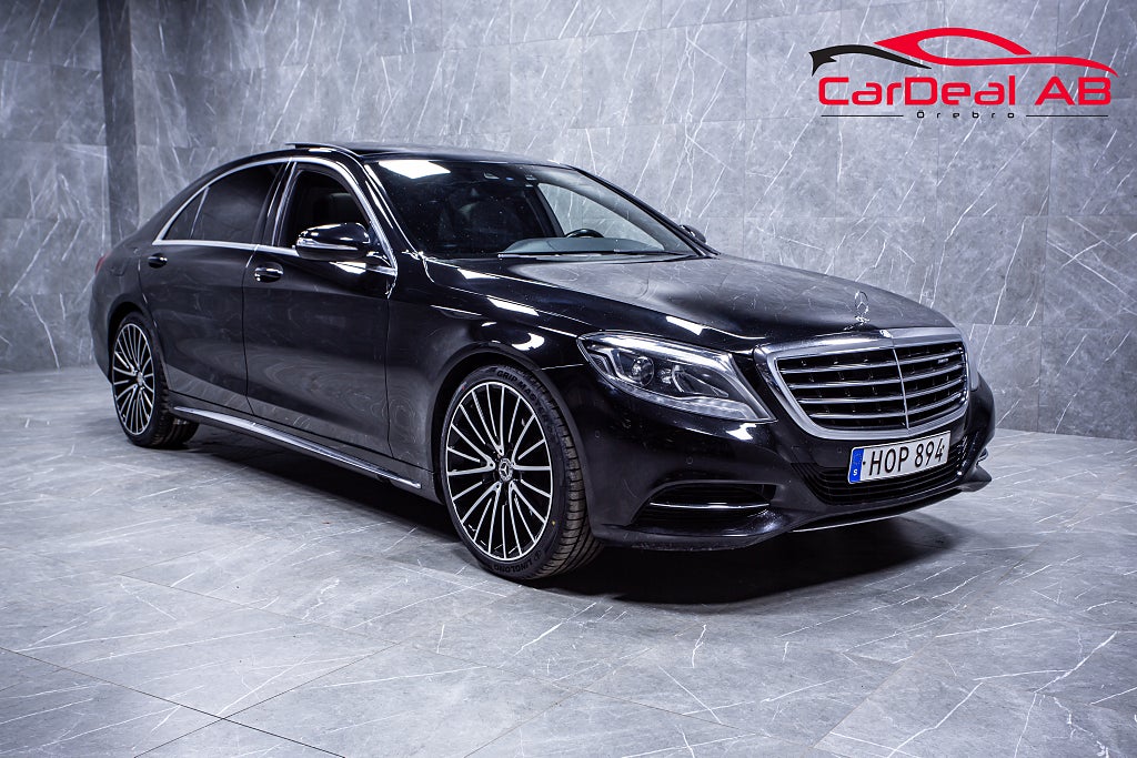 Mercedes-Benz S 350 d 4MATIC Lång 21" Pano Luft Kamera Ambient Skinn