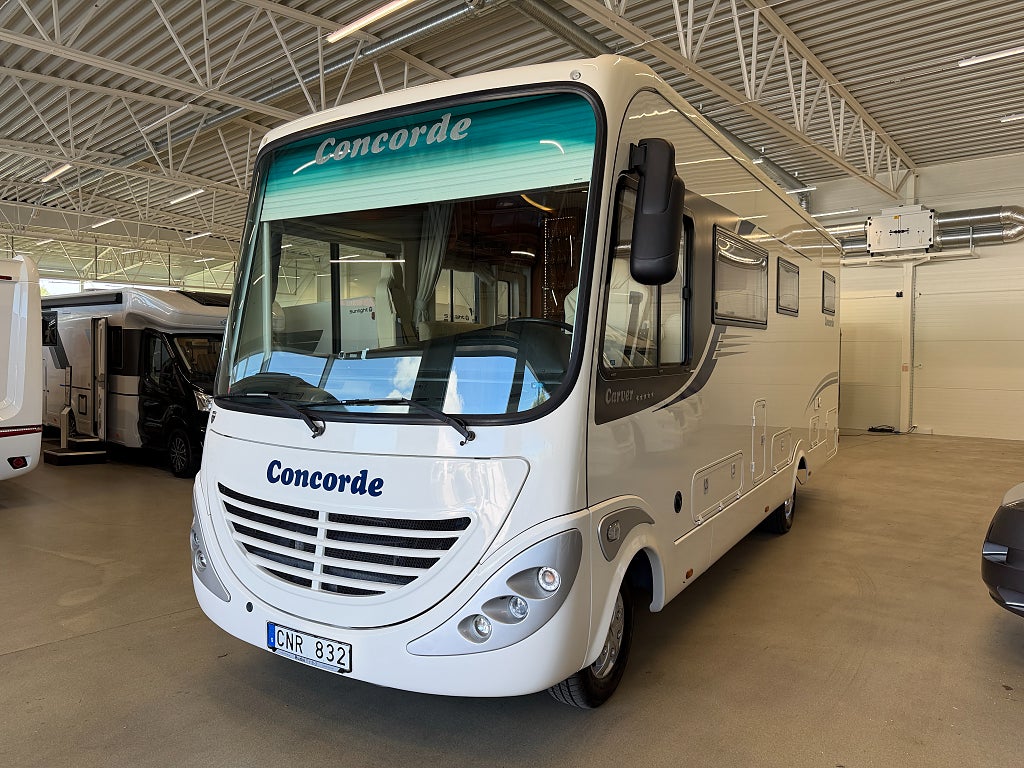 Concorde Carver 821 L *Långbädd*Hydrauliska stödben*