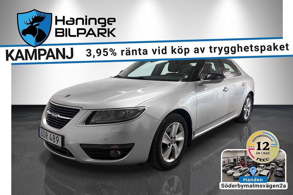 Saab 9-5  2.0 T  VECTOR SUPERDEAL 3,95% / PDC / DRAG / HALVSKINN