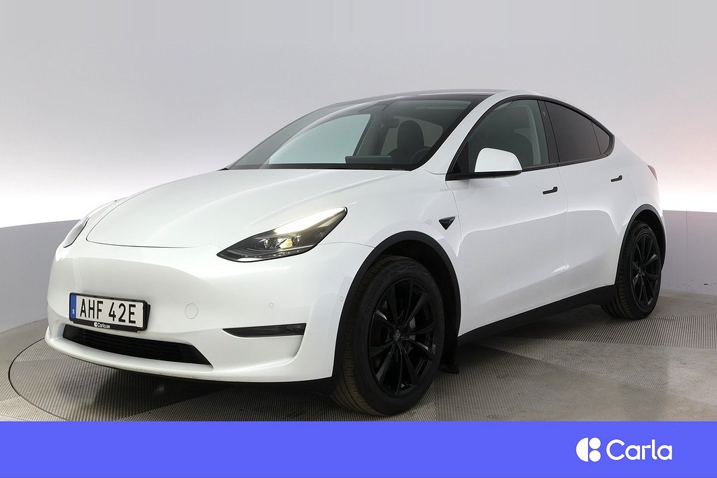 Tesla Model Y Long Range AWD Autopilot Pano Drag V-hjul 5,99