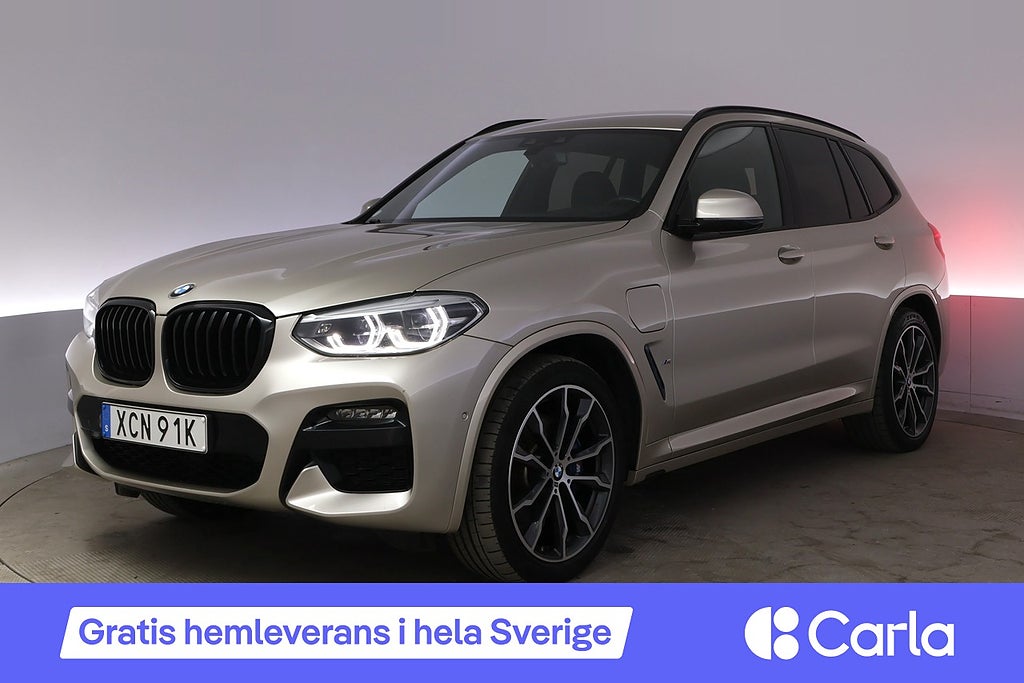 BMW X3 xDrive30e M-sport Kamera Värmare Navi LED Drag