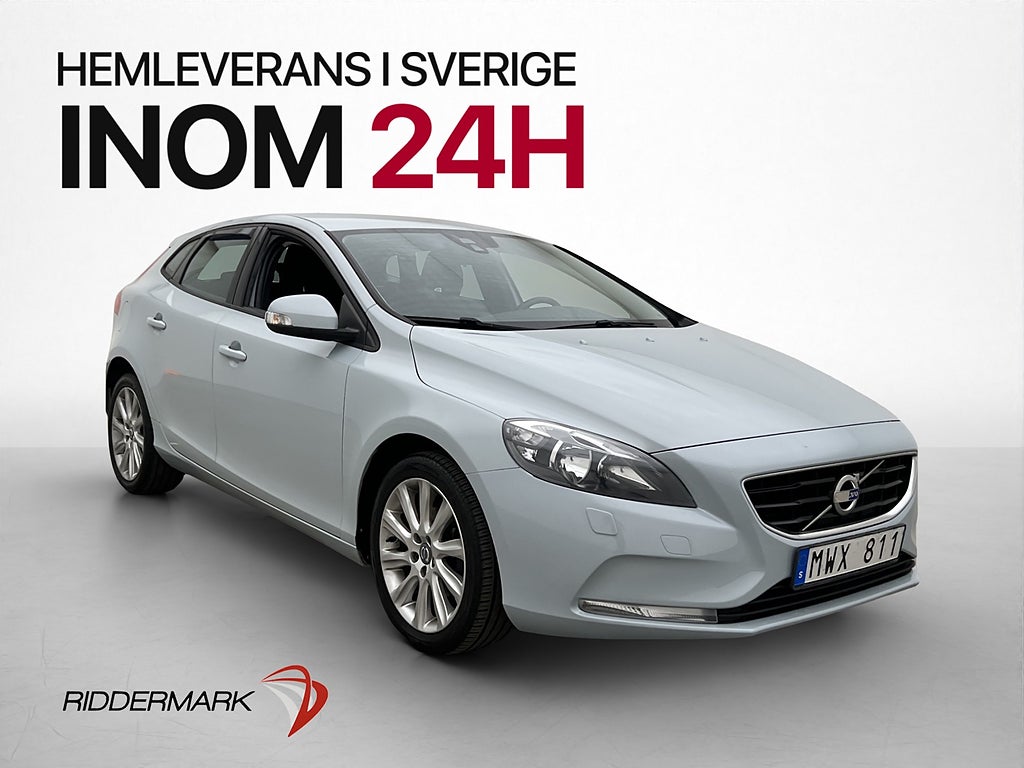 Volvo V40 D2 115hk Kinetic Kamera Värmare Bytt-Kamrem