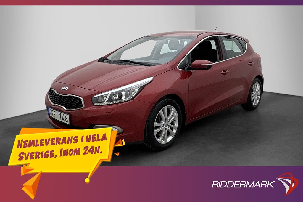 Kia Ceed 1.6 CRDi 128hk Comfort P-Sensorer Rattvärme Drag