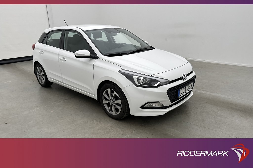 Hyundai i20 1.2 67hk Comfort Sensorer Rattvärme Farthållare