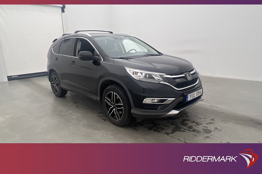 Honda CR-V 1.6 4WD 160hk Executive Pano Kamera Drag Skinn