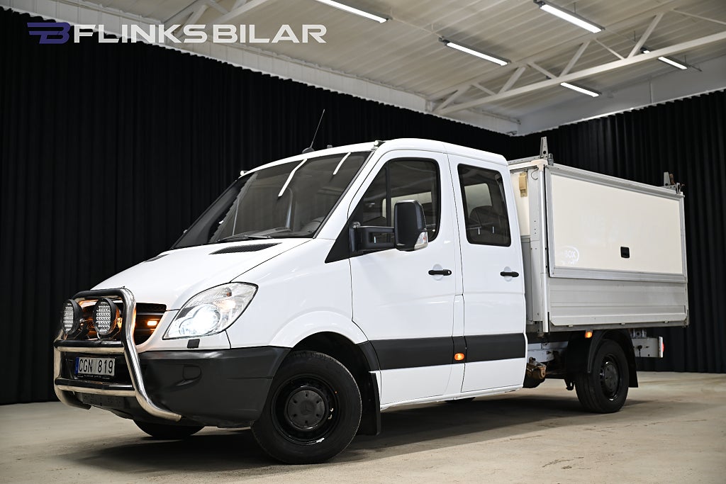 Mercedes-Benz Sprinter 316 Automat|Dubbelhytt|Kåpa|Drag|Värmare|Frontbåge|Moms