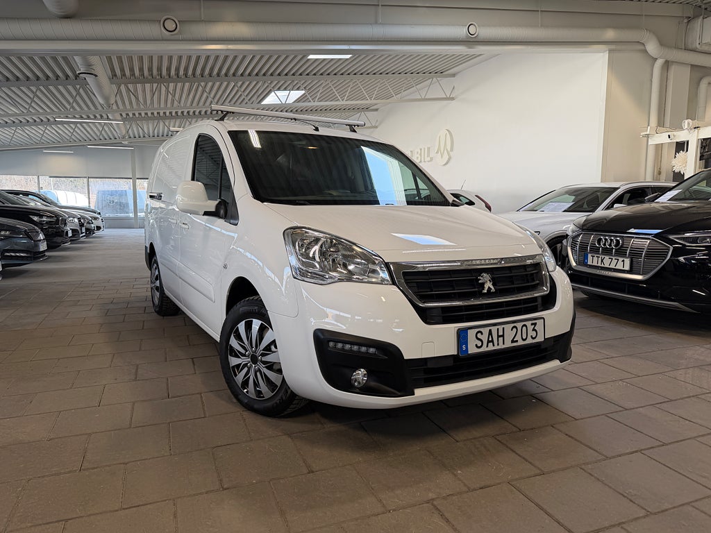 Peugeot Partner Van Utökad Last 1.6 Eu6 99hk Drag Backkamera Moms