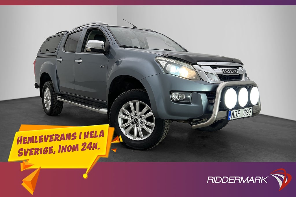 Isuzu D-Max 2.5 4WD 163hk Värmare Dragkrok Skinn Kåpa