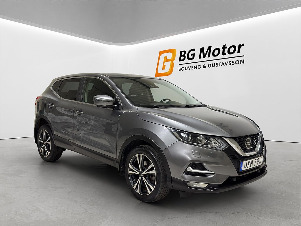 Nissan Qashqai 1.3 DIG-T 160HK Aut 360/Keyless/M-värmare/Navi
