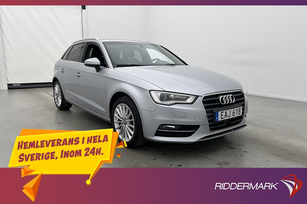 Audi A3 1.4 TFSI Ambition B&O Dragkrok Värmare Adapt-Fart