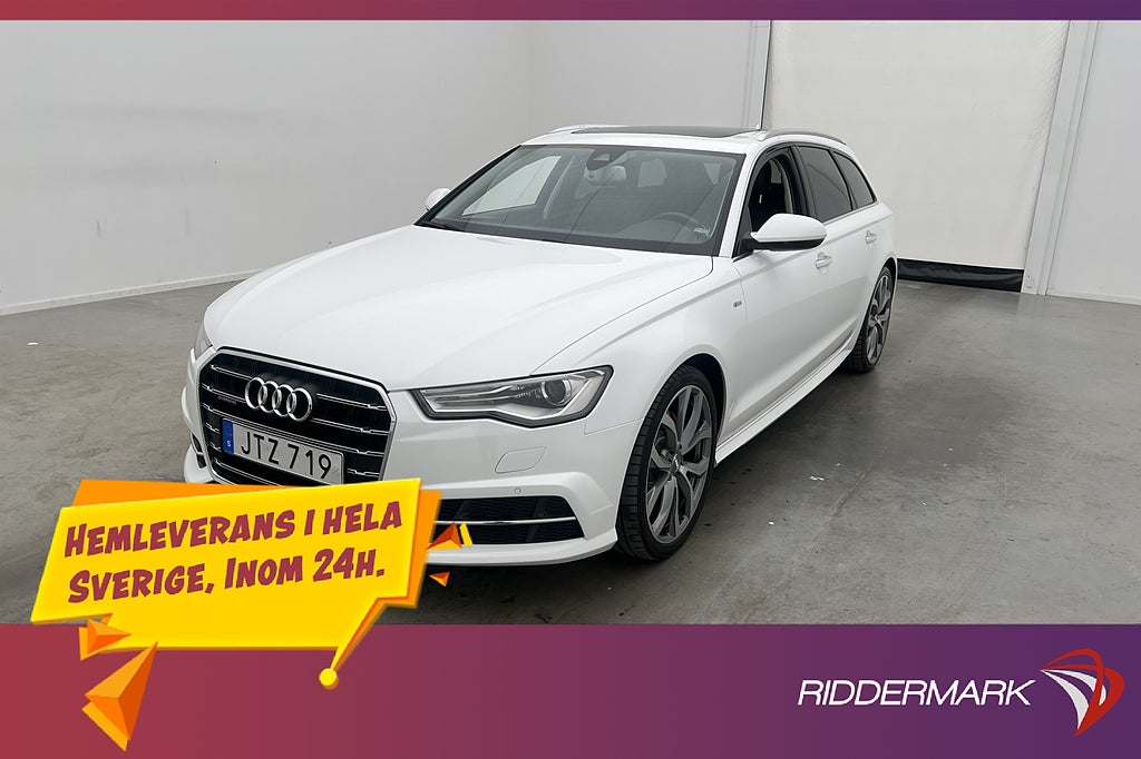 Audi A6 Avant Quattro 190hk S-Line Värm Kamera Pano Navi