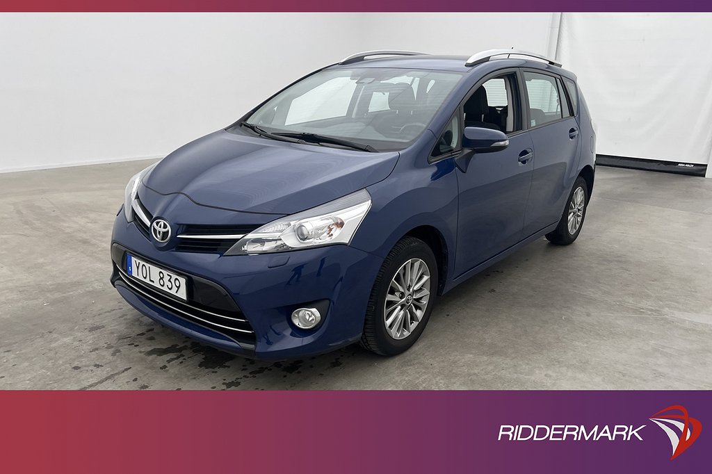 Toyota Verso 1.8 147hk Active 7-Sits Backkamera Farthållare