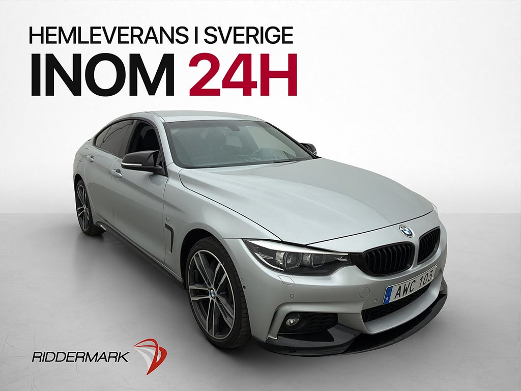 BMW 440i xDrive M Sport 360hk Kamera Harman/Kardon SV-Såld