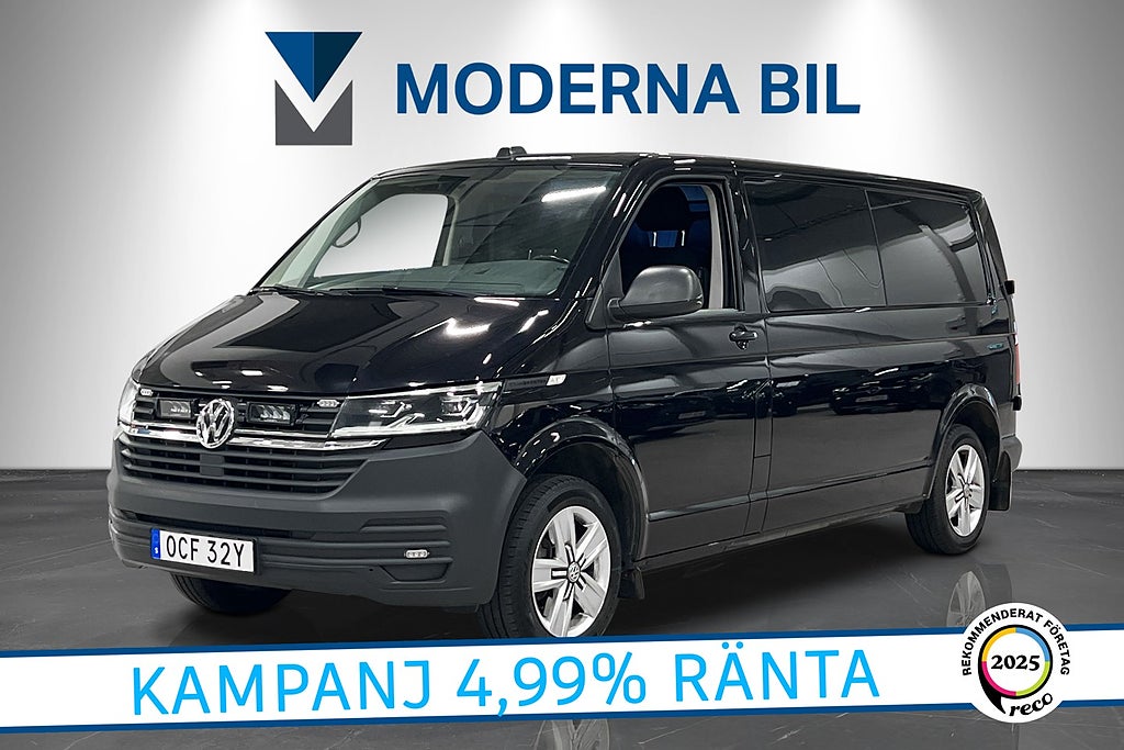 Volkswagen Transporter Kombi T30 2.0 4M D-värm Drag Moms 