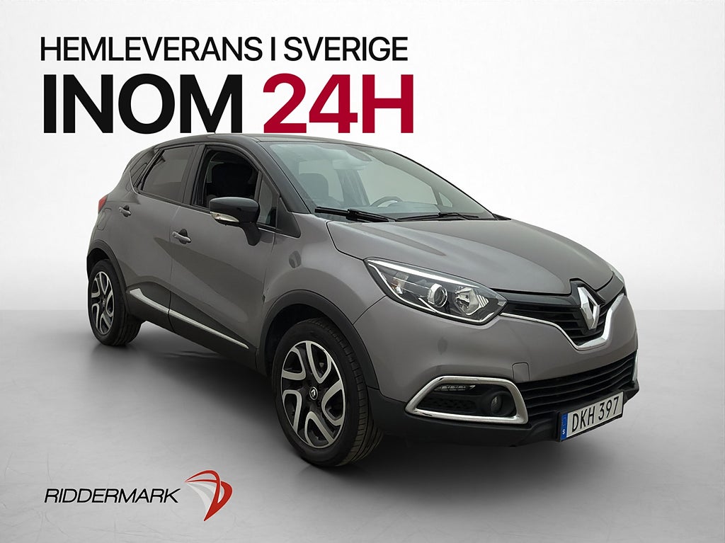 Renault Captur 0.9 TCe 90hk 2 Brukare M&K-Värmare Navi Drag