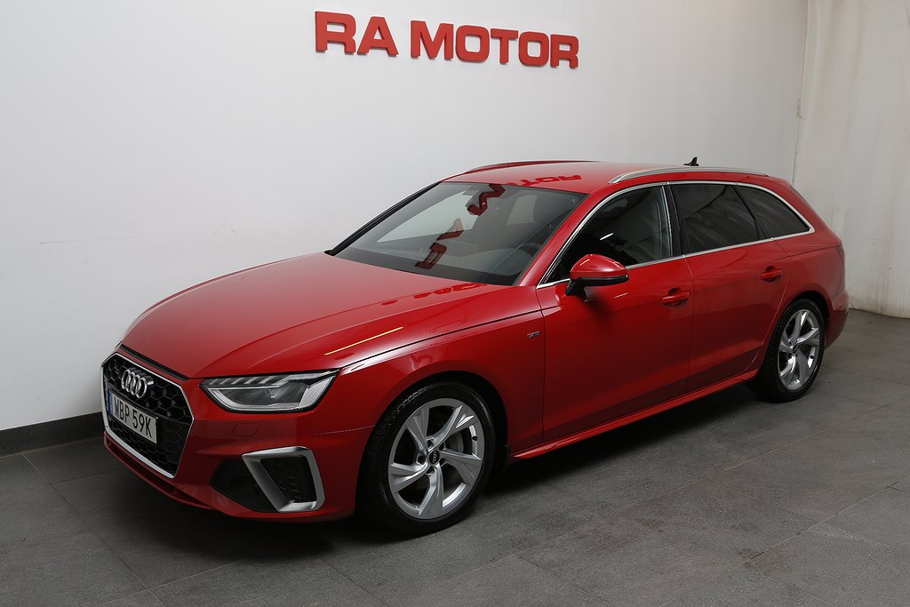 Audi A4 Avant 40 TFSI Quattro S Tronic S Line Värme Drag 2021
