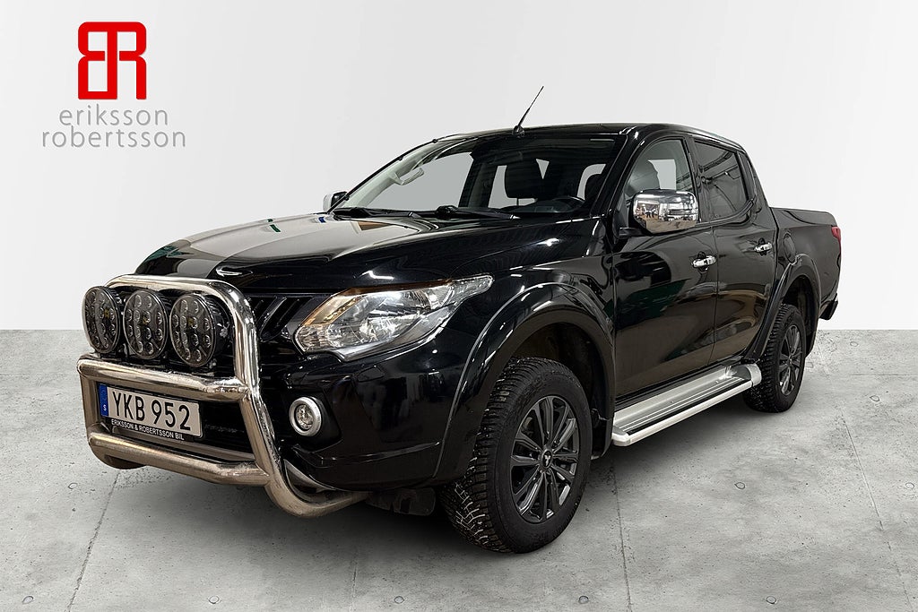 Mitsubishi L200 Dubbelhytt 2.4 DI-D 4WD D-värmare Drag Kamera *MOMS*