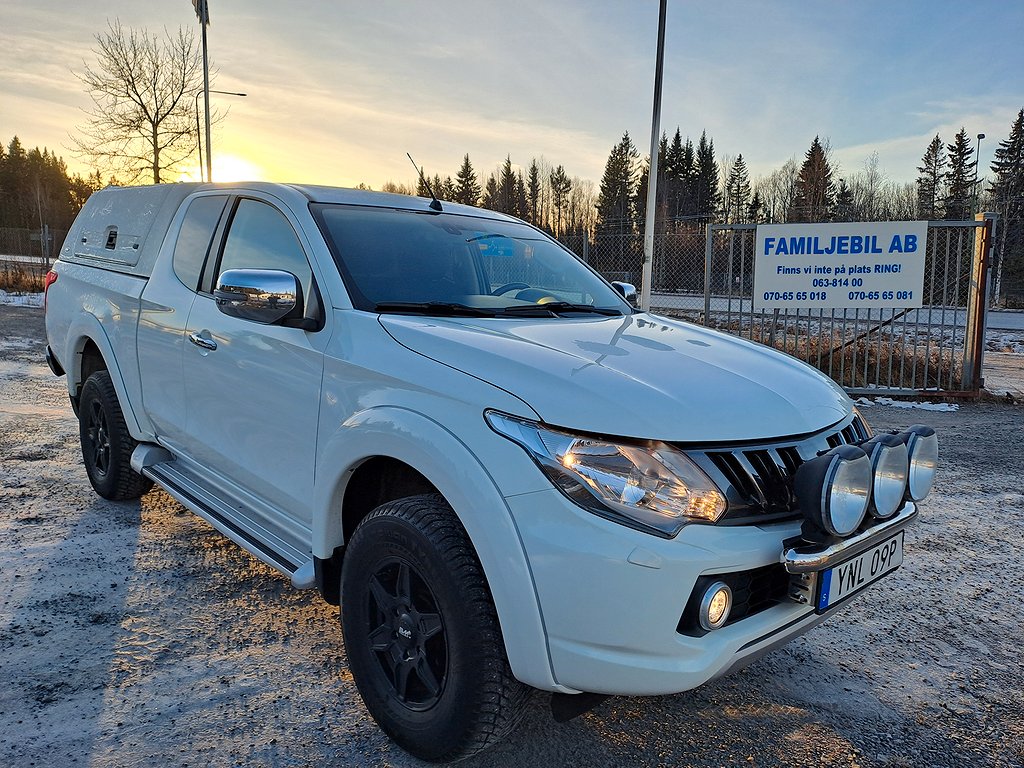 Mitsubishi L200 Club Cab 2.4DI-D 181hk 4WD Värmare, Vhjul