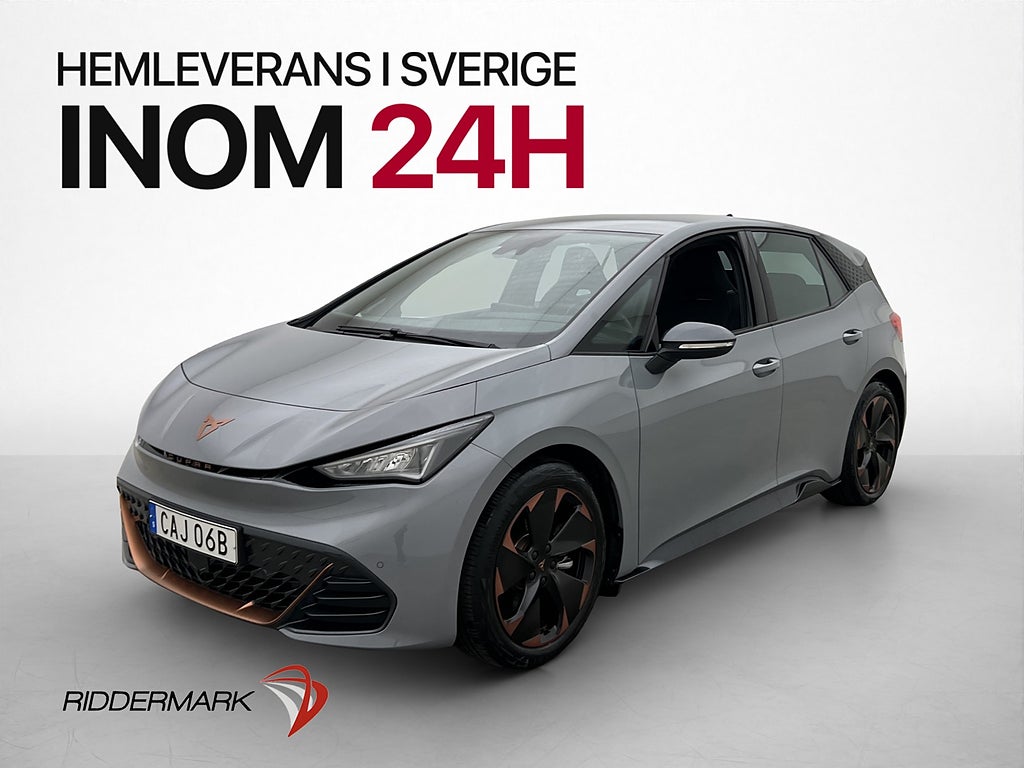 Cupra Born e-boost 77 231hk Värmare Kamera 19" Rattvärme
