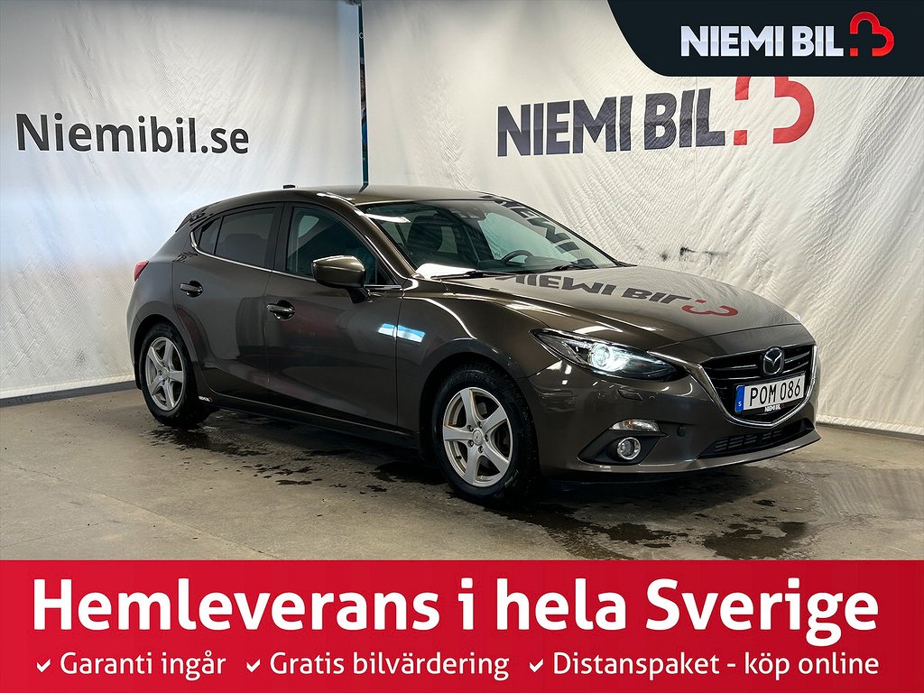 Mazda 3 Sport 2.2 SKYACTIV-D S&V-däck/M-värm/Drag/Sensorer