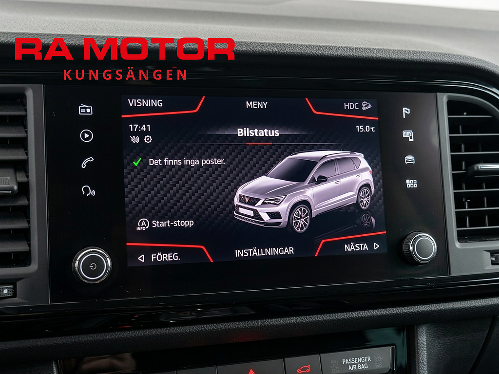 Cupra Ateca 2.0TSI 4Drive 300hk | Beats | 360º | Skinn | Drag | Nav 2020