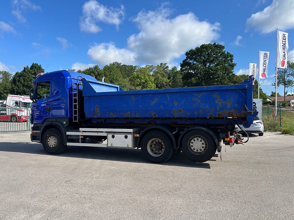 Scania R440 6x2*4 Hiab Lastväxlare inkl Flak, Euro 5
